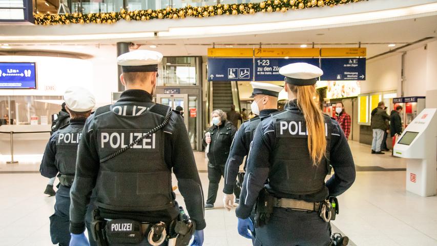 Maskenkontrollen in Nürnberg: Polizei greift durch