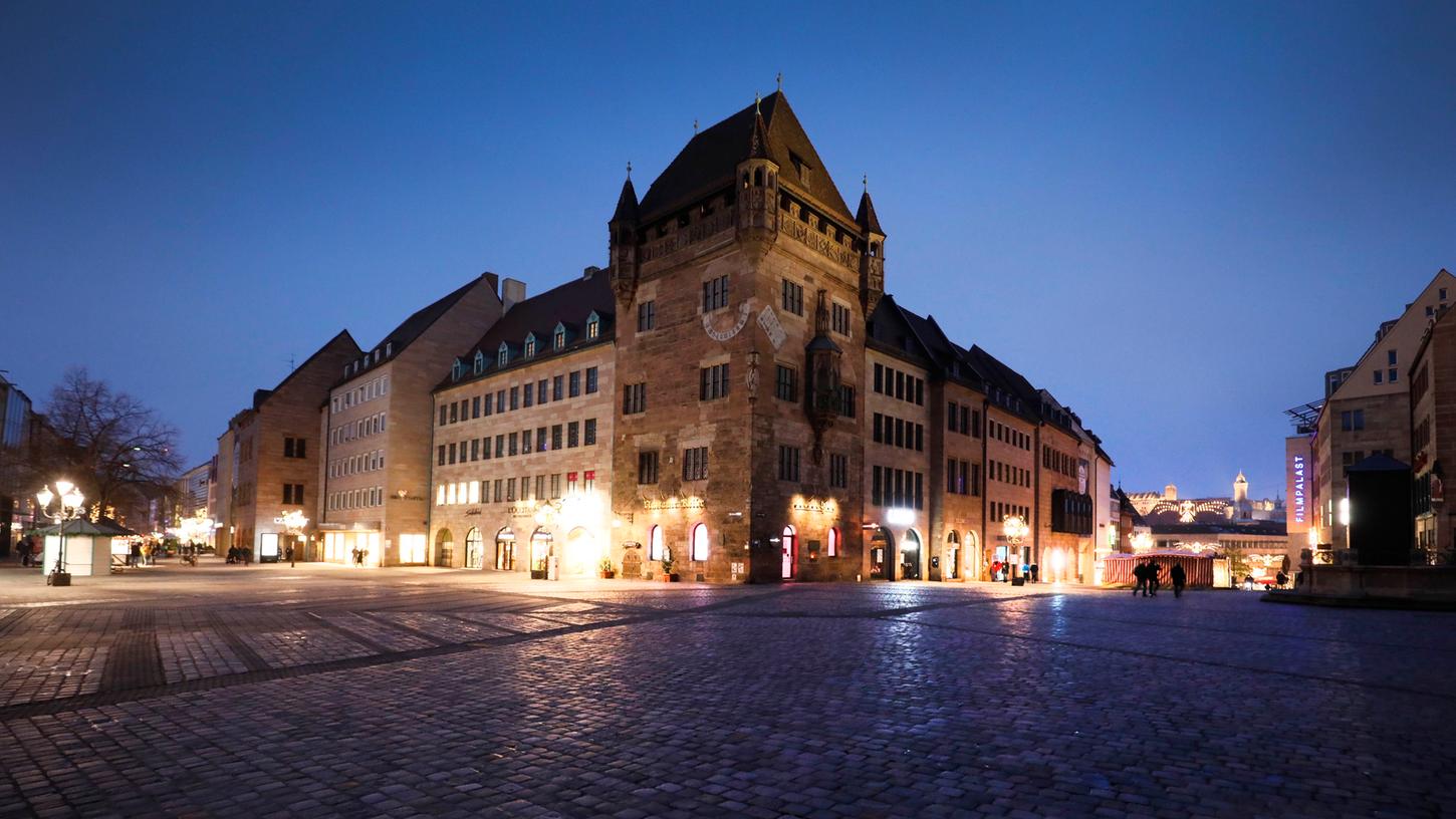 Die Nürnberger Fußgängerzone zählt zu den größten Fußgängerzonen Europas.