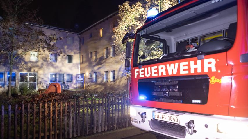 Brand in Fürther Wohnheim: Sechs Verletzte