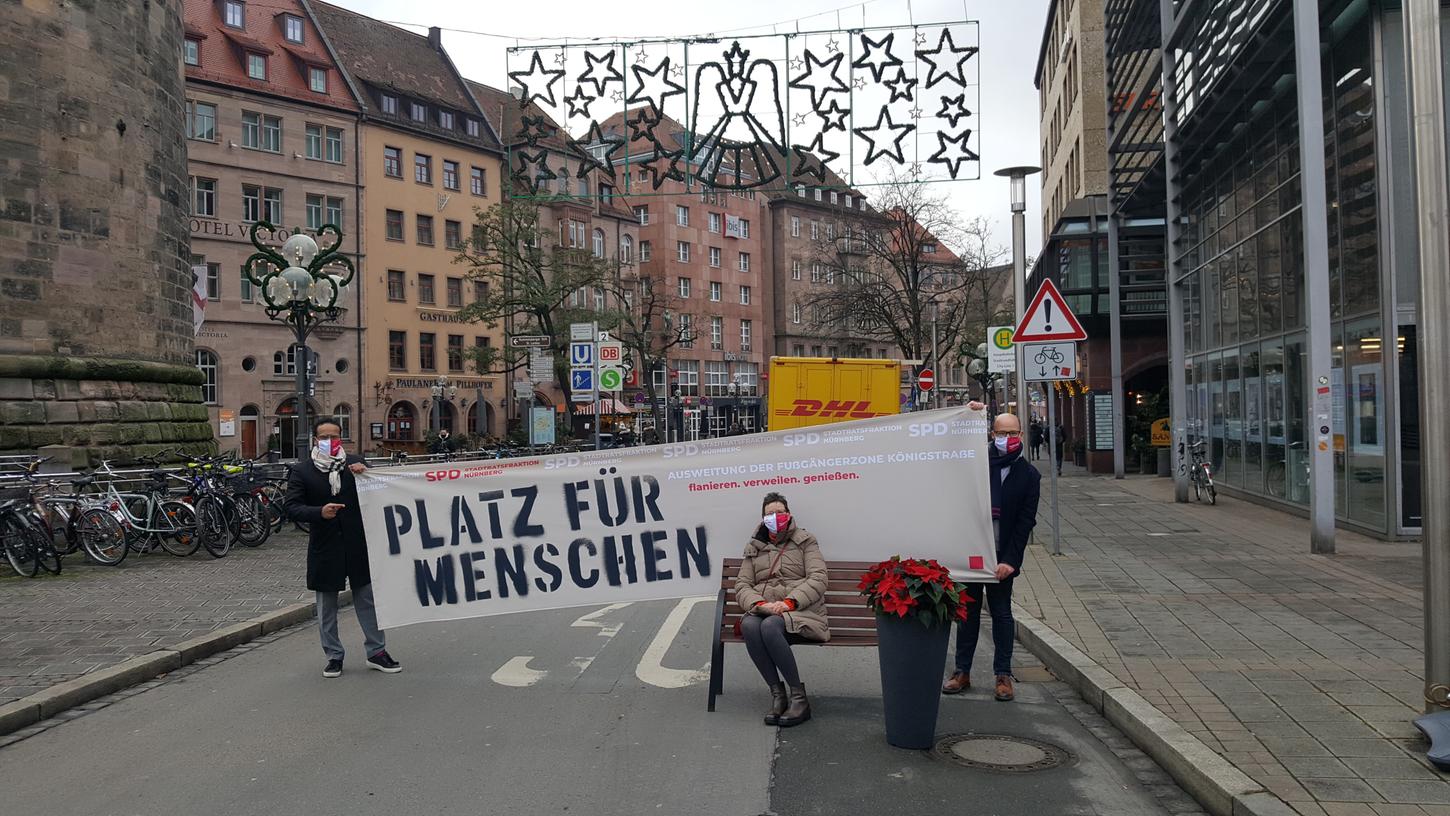 Königstraße in Nürnberg soll zur Fußgängerzone werden