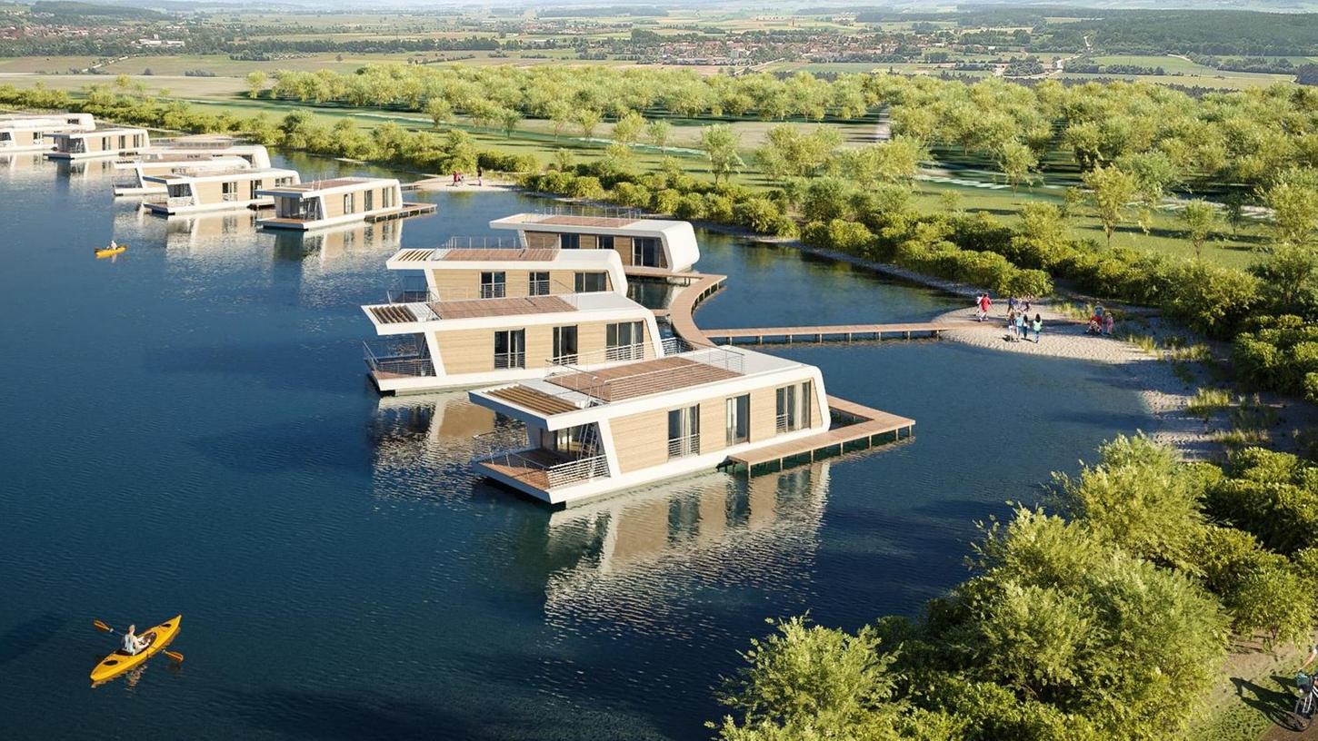 Vorbild Floating Village: Schwimmende Häuser sollen an den Altmühlsee kommen