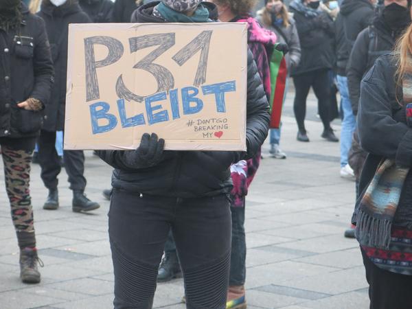 Projekt 31 protestiert: Spürbare Solidarität auf der Straße und im Internet