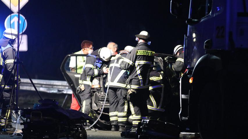 Schwerer Autounfall in Ammerndorf: Drei Verletzte