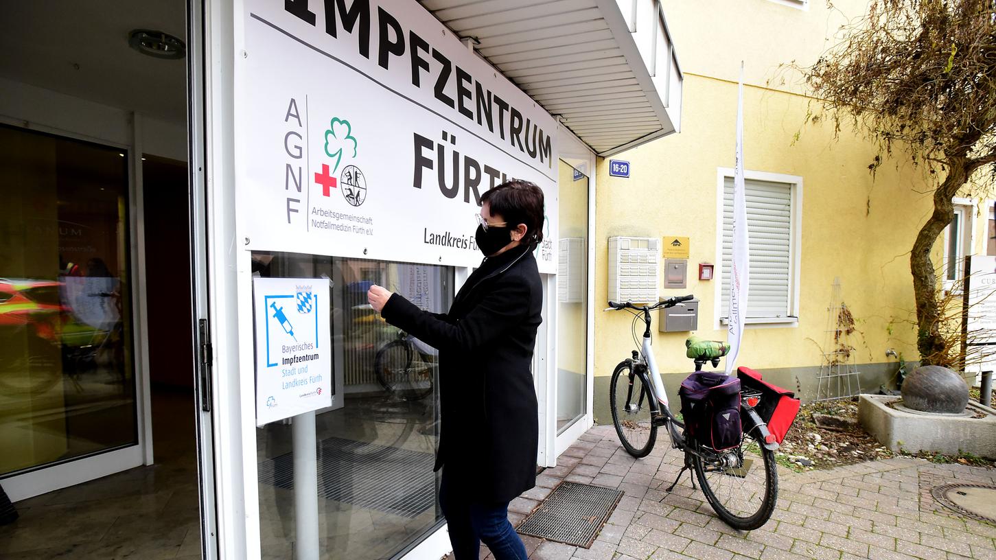 Das Fürther Impfzentrum befindet sich in der Rosenstraße. Bisher wurden dort zahlreiche Menschen geimpft.