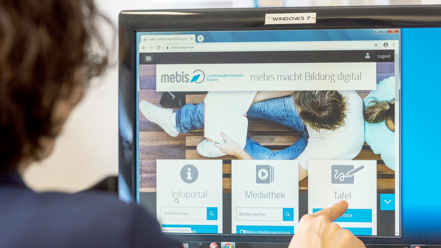 Soll Schülern das digitale Lernen ermöglichen, ist technisch aber immer noch nicht ausgereift: Die Lernplattform Mebis.