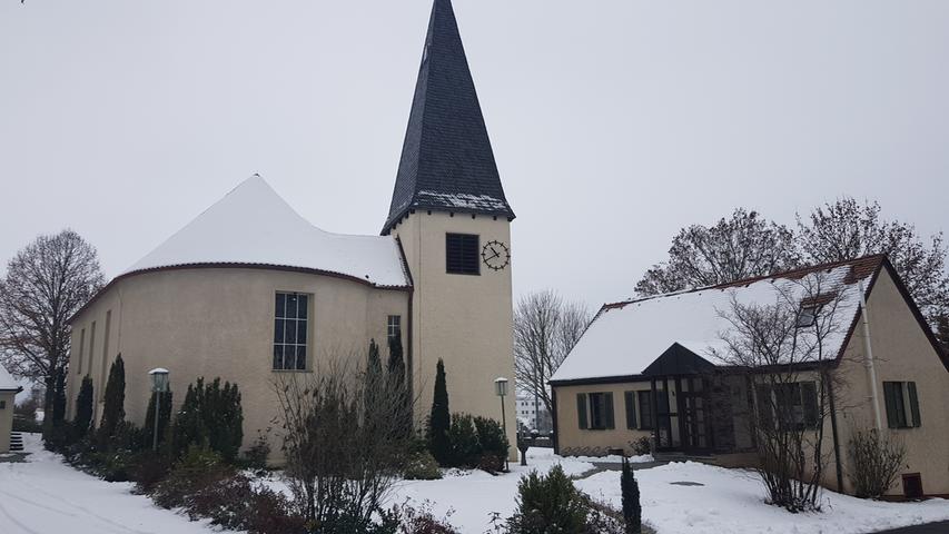 Die Christuskirche: Seit 1959 hat der Ort ein eigenes Gotteshaus.