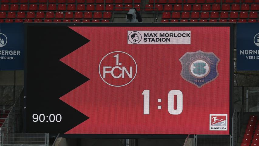 Durch den dritten Sieg im vierten Spiel schielt der FCN plötzlich wieder nach oben. Über die Mini-Pause hinweg steht der Club auf Platz sieben.