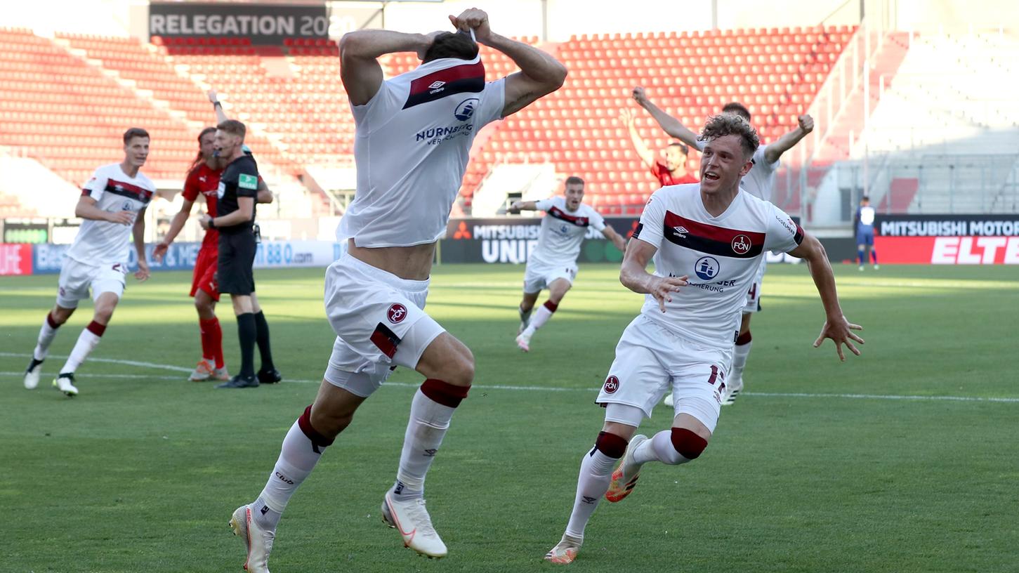 Der beste Nürnberger Fußball-Moment 2020: Fabian Schleusener rettet den Club in der 96. Minute. Der beste Nürnberger Fußball-Moment 2020: Fabian Schleusener rettet den Club in der 96. Minute.
