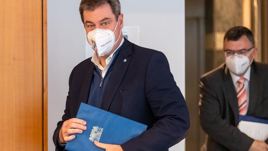 Staatskanzleichef infiziert: Söder über Weihnachten in Quarantäne - Politik  - nordbayern.de