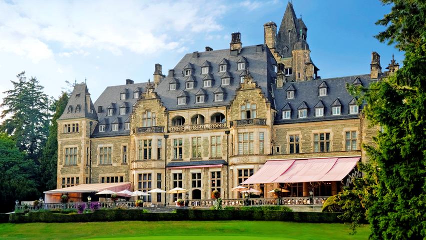 Das Schlosshotel Kronberg in Hessen wird Schauplatz des Filmdramas "Spencer" über das letzte gemeinsame Weihnachtsfest von Lady Di und Prince Charles.