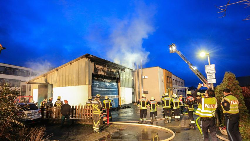 Das Eggolsheimer Biomasse-Heizwerk stand in Flammen