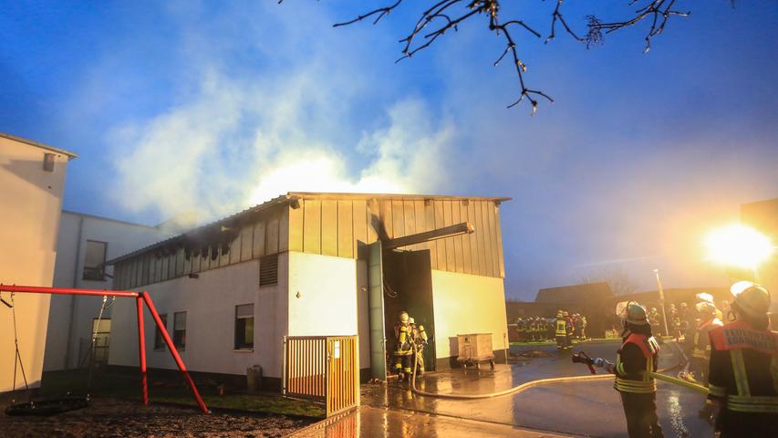 Das Eggolsheimer Biomasse-Heizwerk stand in Flammen