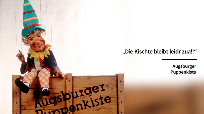 Überschrift aus dem Newsletter der Augsburger Puppenkiste vom 17. Juni, mit dem das Marionettentheater informiert, dass das Theater und das Museum „Die Kiste“ wegen der Corona-Vorschriften vorläufig weiter geschlossen bleiben.