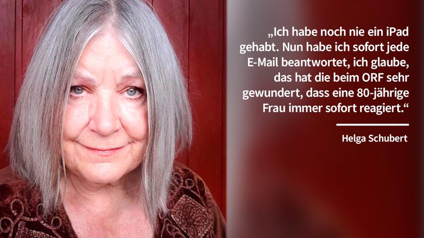 Die diesjährige deutsche Bachmannpreisträgerin Helga Schubert, die in Neu Meteln (Mecklenburg-Vorpommern) lebt, am 21. Juni im Gespräch mit der österreichischen Nachrichtenagentur APA.