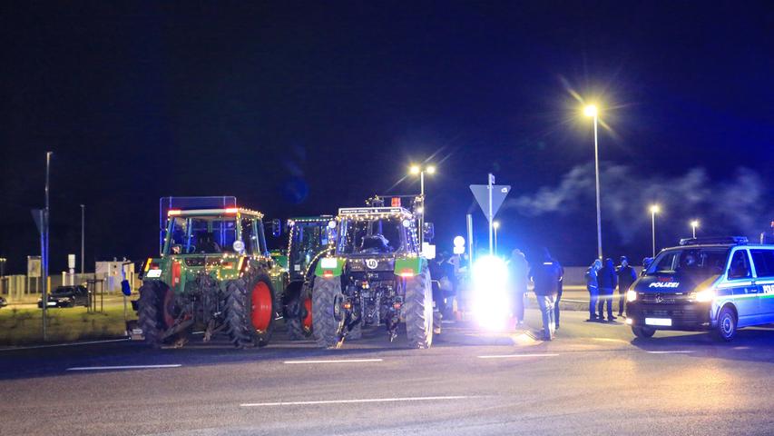 Protest: Landwirte blockieren erneut Lidl-Zentrallager in Oberfranken
