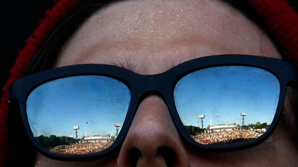 Der Musiker Left Boy beim Festival "Rock im Park" im Juni 2014.