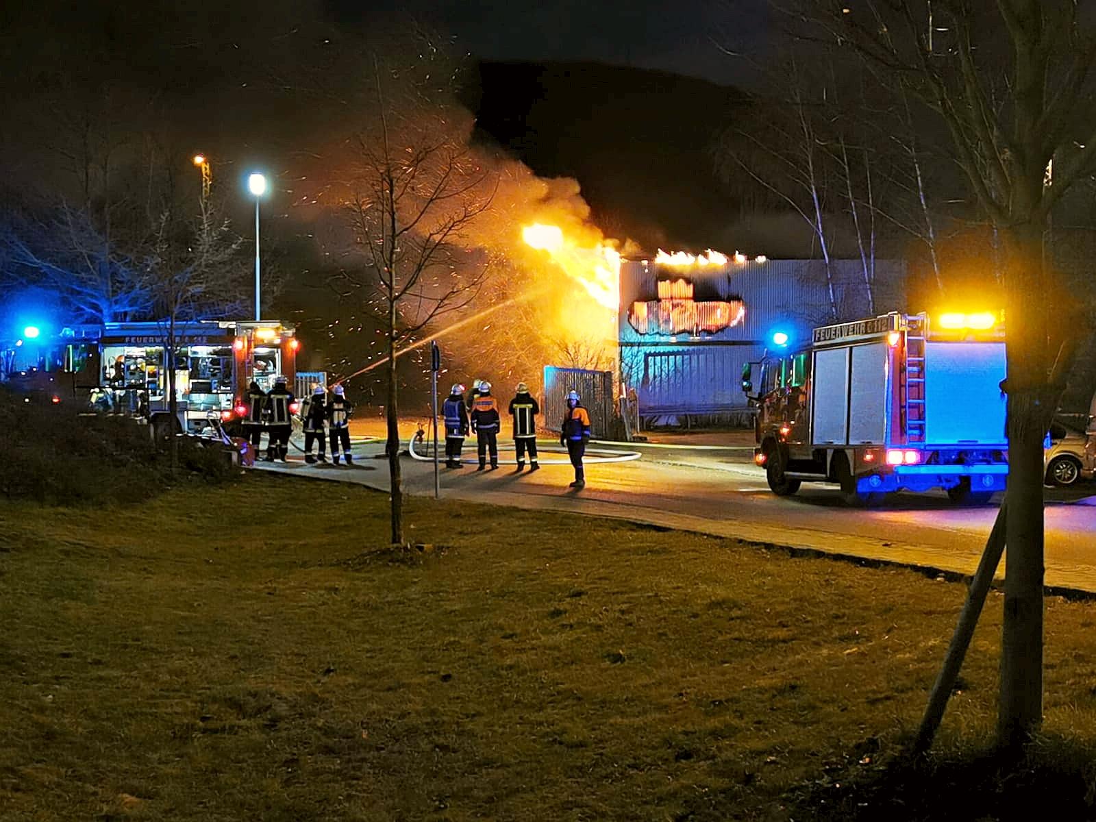 Container-Brand Treuchtlingen