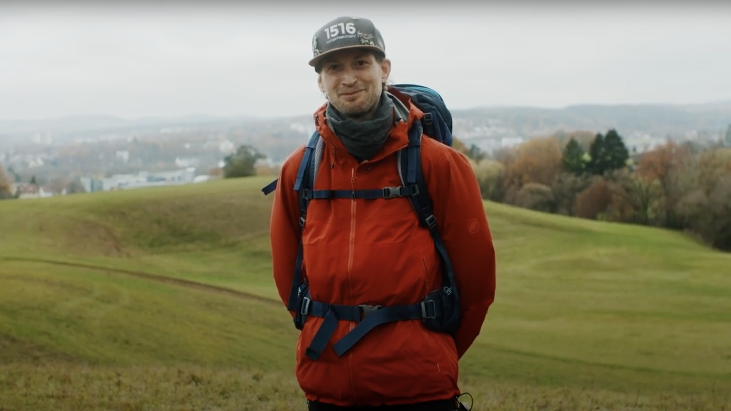 Er plant eine richtige Tageswanderung: In 24 Stunden will Patrick Wagner 125 Kilometer zu Fuß zurücklegen.