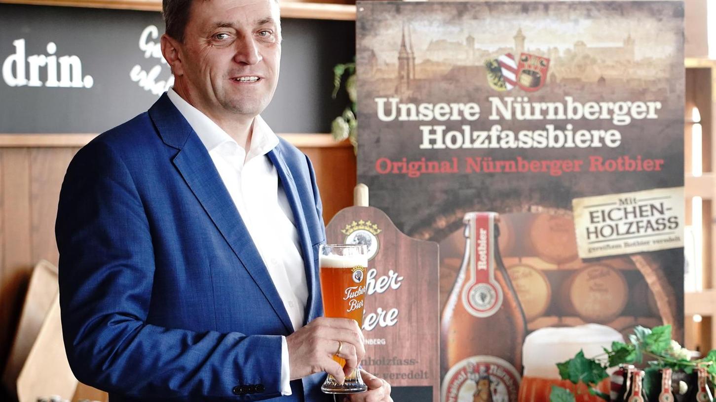 Setzt auf den heimischen Biermarkt: Tucher-Chef Heinz Christ. Als Konkurrenz wertet er weniger die kleinen Brauer, sondern die nationale Konkurrenz.