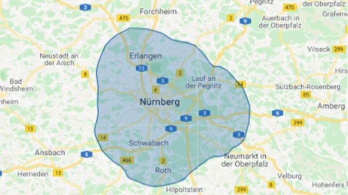15-Kilometer-Radius: Das würde die Corona-Sperre für Nürnberg bedeuten