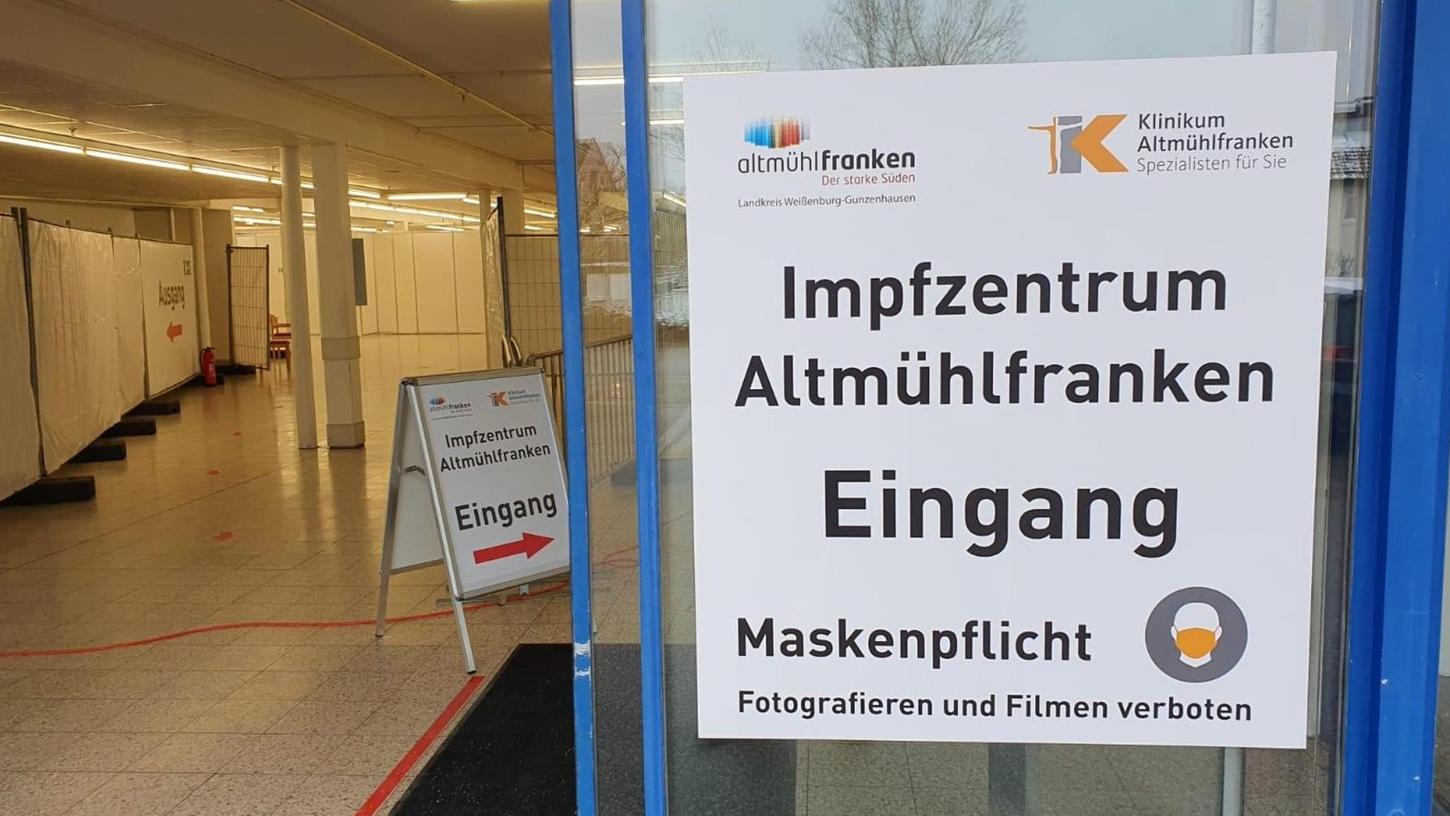 Impfzentrum Gunzenhausen: Ab Montag gibt es Termine