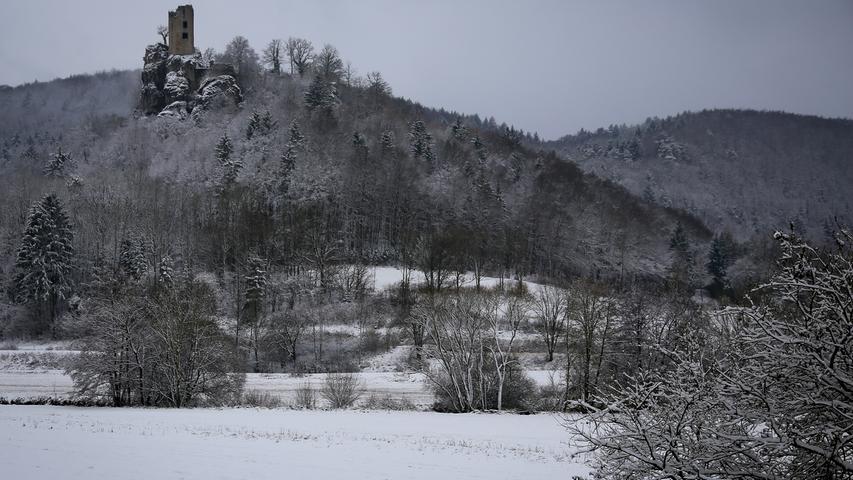 Tolle Schnee-Landschaften: Die Fränkische Schweiz ist überzuckert