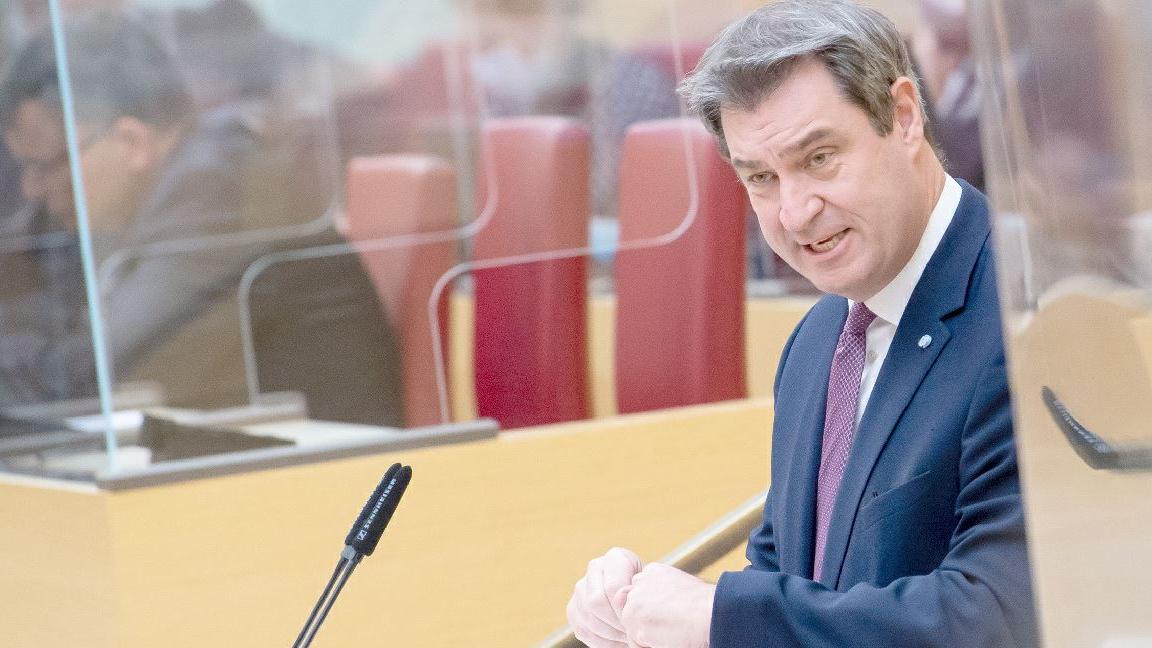Sondersitzung im Landtag: Söder redet schon von dritter Welle