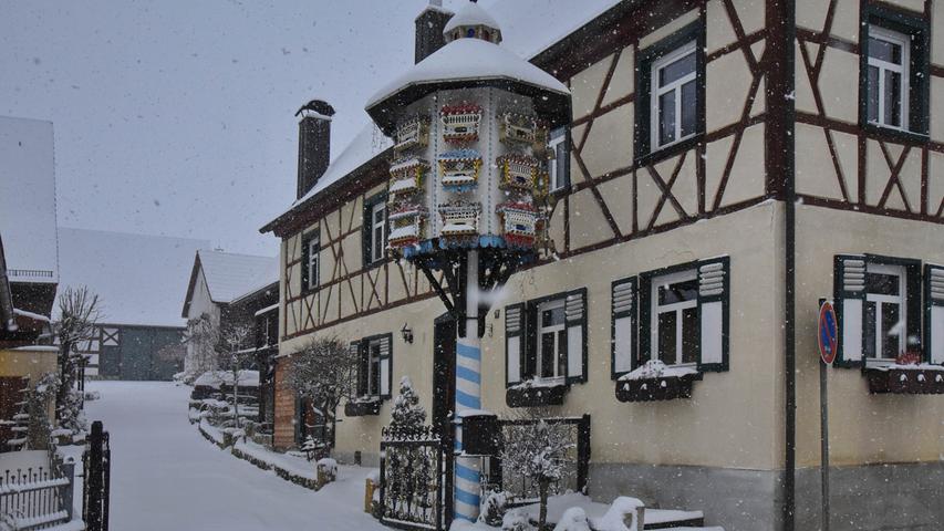 Schnee in der Fränkischen Schweiz: Die schönsten Bilder