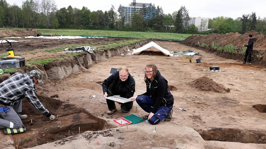 Lange sind Archäologen in Wetzendorf unterwegs gewesen.
