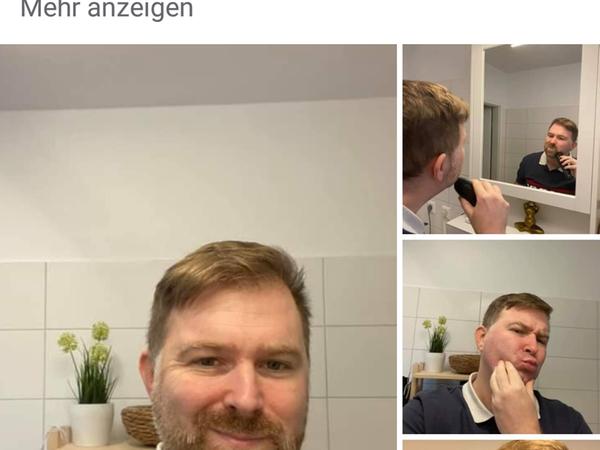 Wegen FFP2-Masken: Politiker in Erlangen rasieren sich die Bärte ab