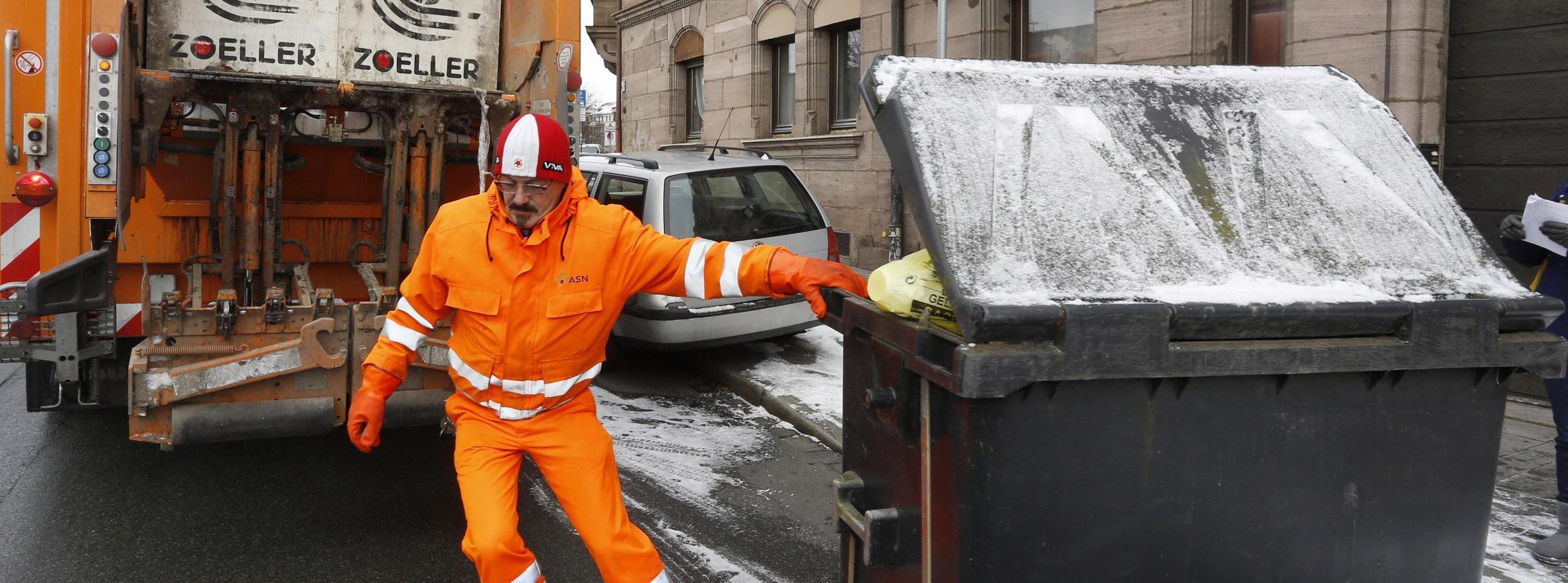 Eis Und Schnee Machen Der Mullabfuhr Zu Schaffen Neumarkt Nordbayern