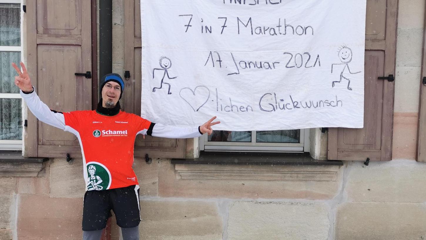 Ersatz für Skiurlaub: Erlanger läuft sieben Marathons in sieben Tagen