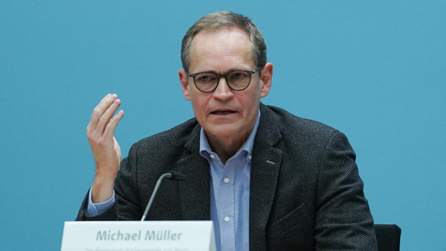 Berlins Regierender Bürgermeister Michael Müller hält Debatten um Corona-Lockerungen für zu früh.