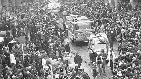 Vor 50 Jahren: Längster Faschingszug in Nürnberg