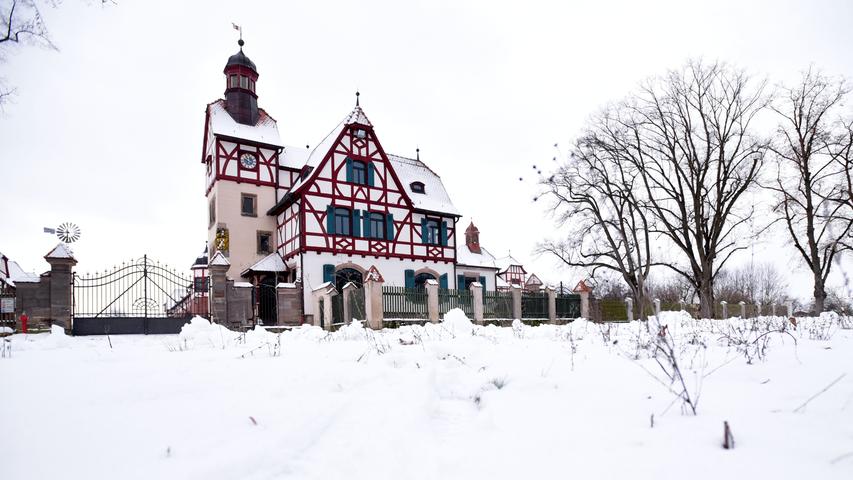 Der Wolfgangshof in Anwanden entfaltet im Schnee auch einen ganz besonderen Reiz.
