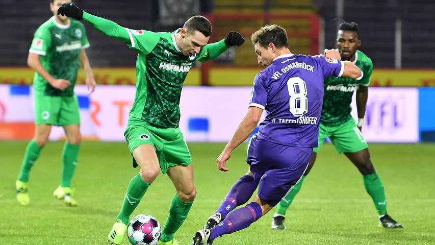 Sieg zum Rückrundenauftakt: Fürth schlägt die Osnabrücker souverän