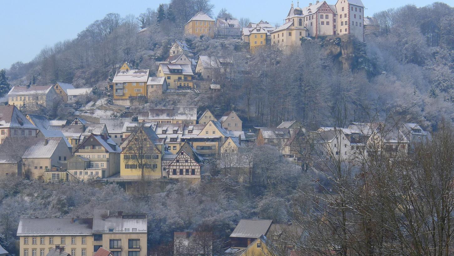 Egloffstein liegt idyllisch im Trubachtal im Herzen der Fränkischen Schweiz.