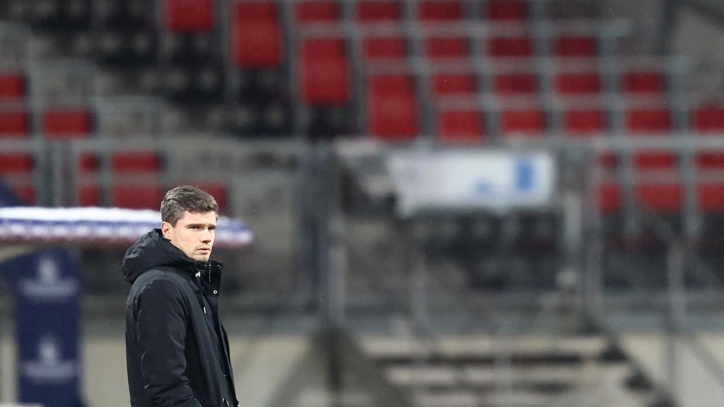"Man merkt, dass es nicht gut für uns läuft": Nürnbergs Cheftrainer Robert Klauß hofft nach drei Niederlagen in Folge auf eine Trendwende.