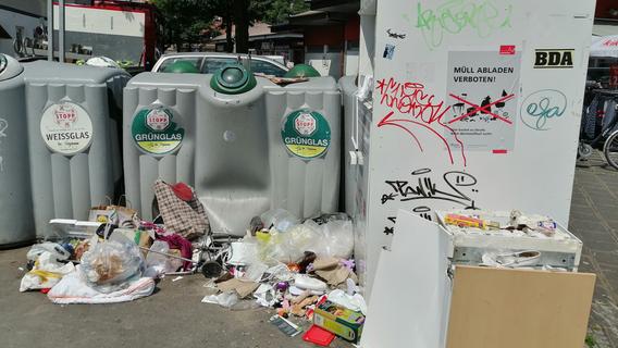 Auch in Nürnberg: Müll-Sünder machen Großstädten zu schaffen