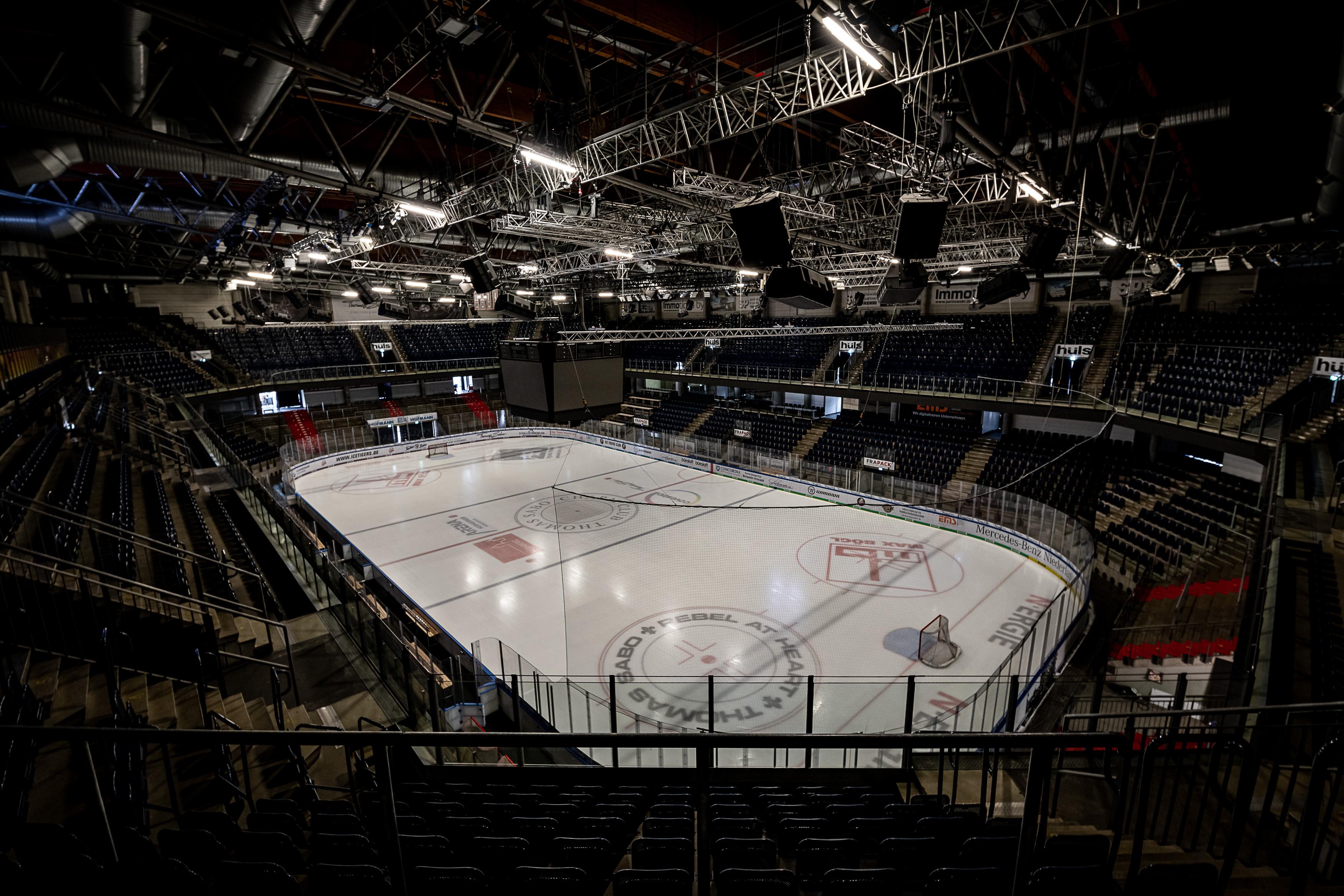 20200311 Ice Tigers NÃ¼rnberg leere Halle nach Saisonende