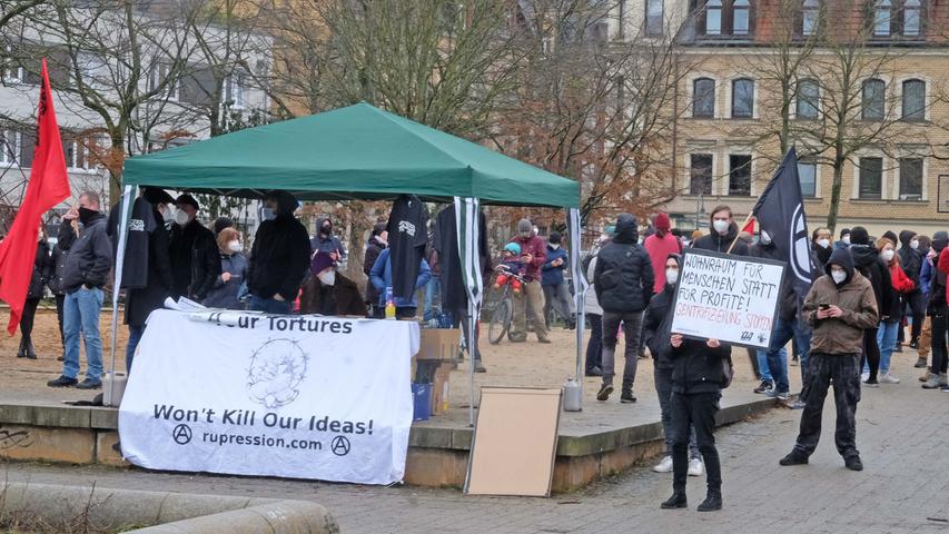 Prozess um Polizeieinsatz am Jamnitzerplatz: Demo in Gostenhof