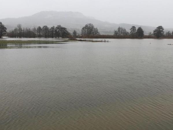 Hochwasser in Oberfranken: Dauerregen ließ Bäche über die Ufer treten
