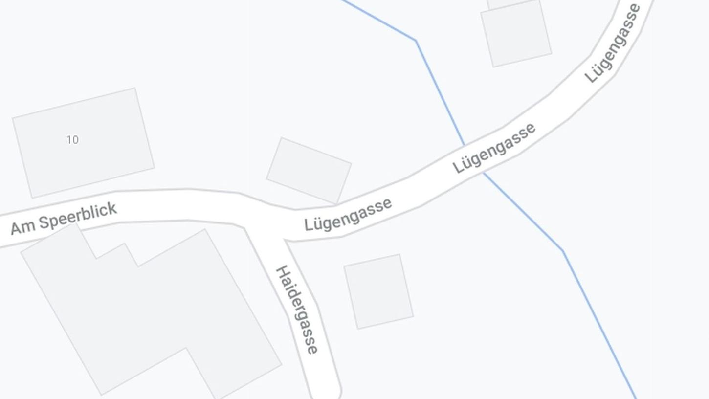 Alle Straßennamen in Altschauerberg nehmen nun Bezug auf den Drachenlord.