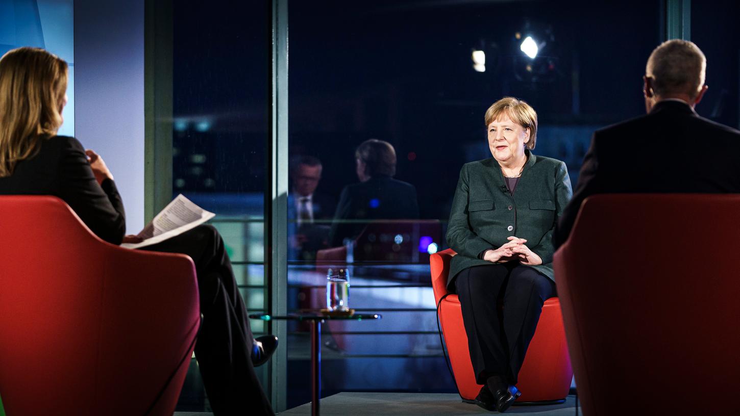 Das Interview mit Bundeskanzlerin Angela Merkel (CDU) wird um 20.15 auf ARD ausgestrahlt.

