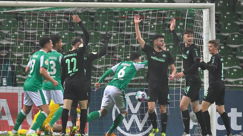Favoritensieg! Fürth hat gegen Werder Bremen das Nachsehen