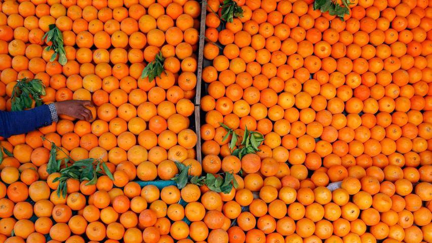 Keine Lust auf Übergepäck: Flugreisende in China essen 30 Kilo Orangen