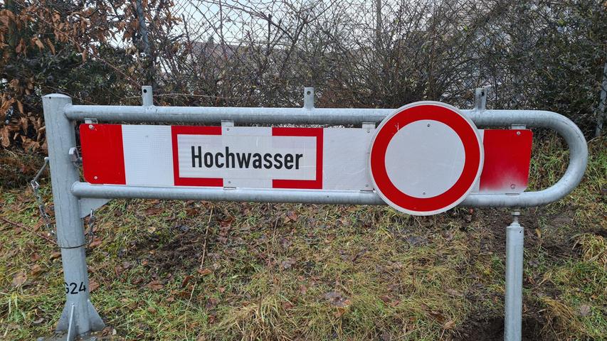 Ein Warnhinweis in Großgründlach, der in diesen Tagen ernst zu nehmen ist.