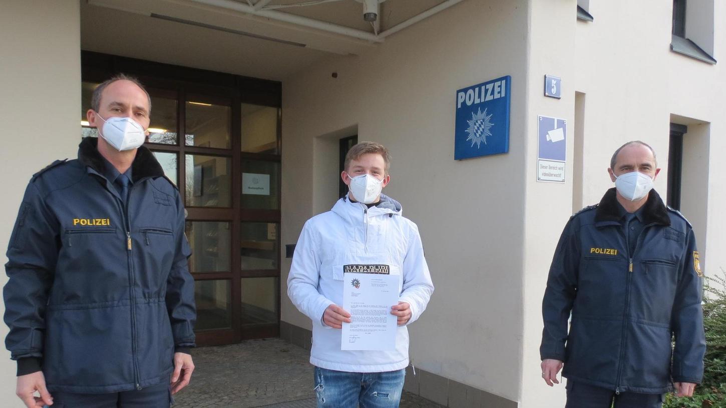 Mutig gehandelt: Jugendlicher rettet in Lauterhofen Mann aus Bach