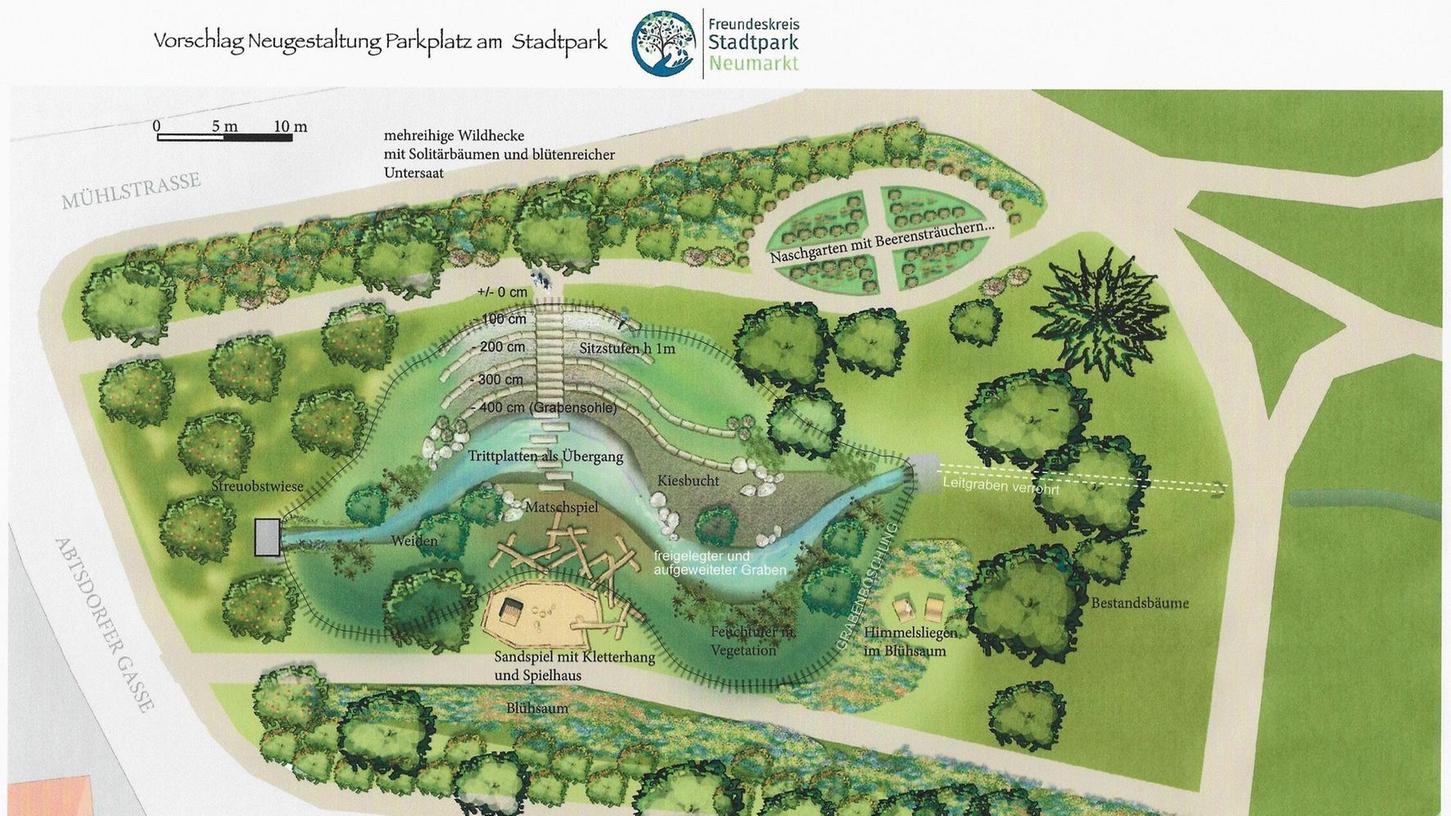 Plan für nachhaltiges Naturerlebnis im Neumarkter Stadtpark