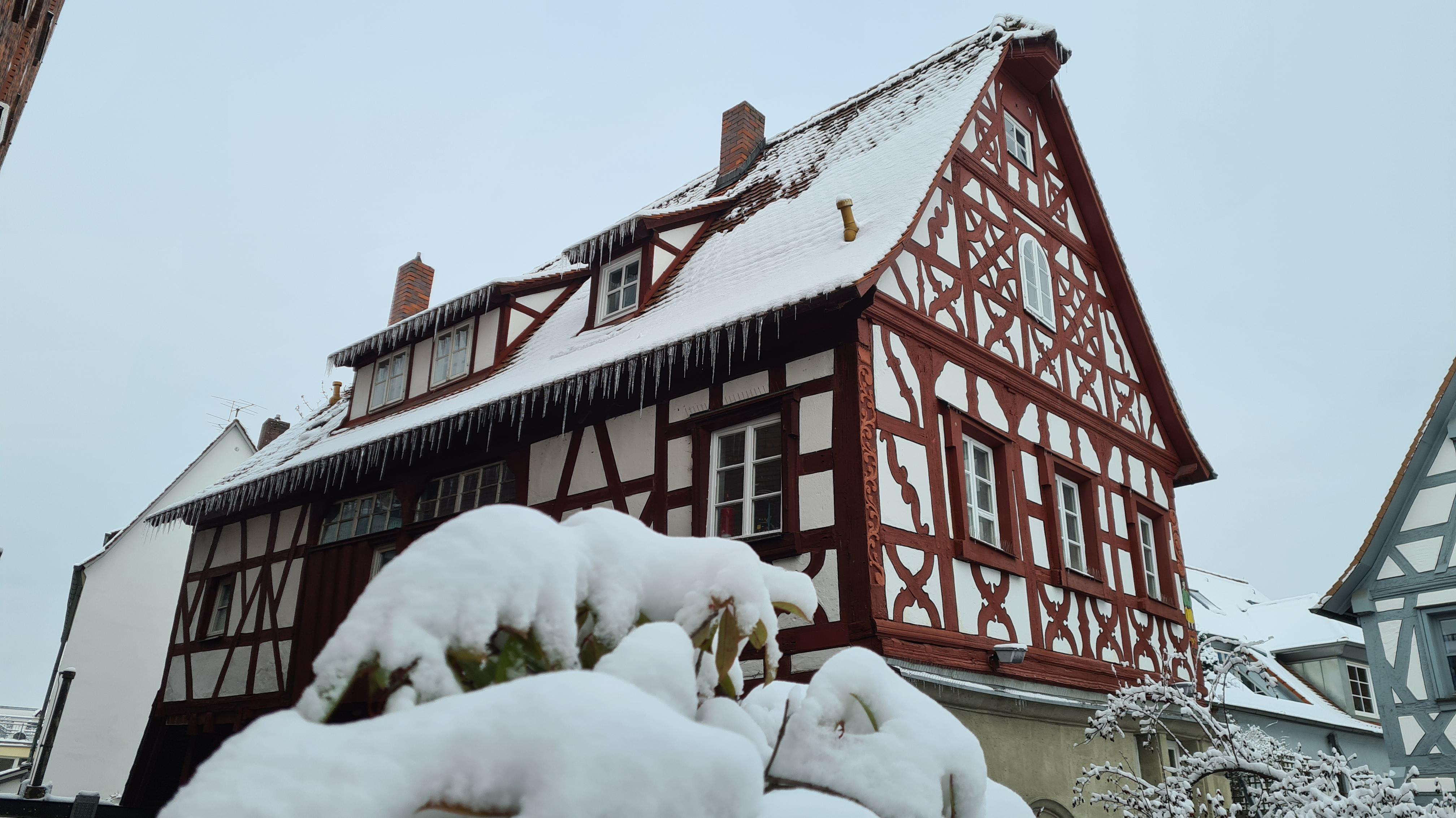 Schnee in Forchheim